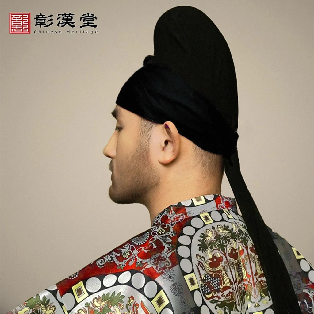 Мужская восстанавливающая повязка на голову Fu Tou 幞头 Tang Dynasty для мужчин и унисекс