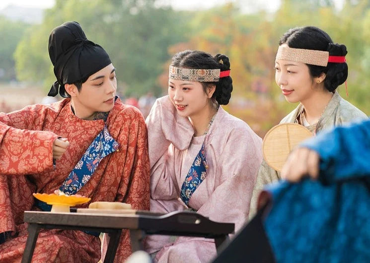 Танъюань 汤圆 Халат унисекс с двойной подкладкой из рисовых шариков Юаньлинпао с круглым воротником