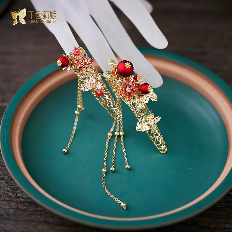 Lóng Huā 龙花 Dragon Flower New Chinese Style Finger Nail Guards