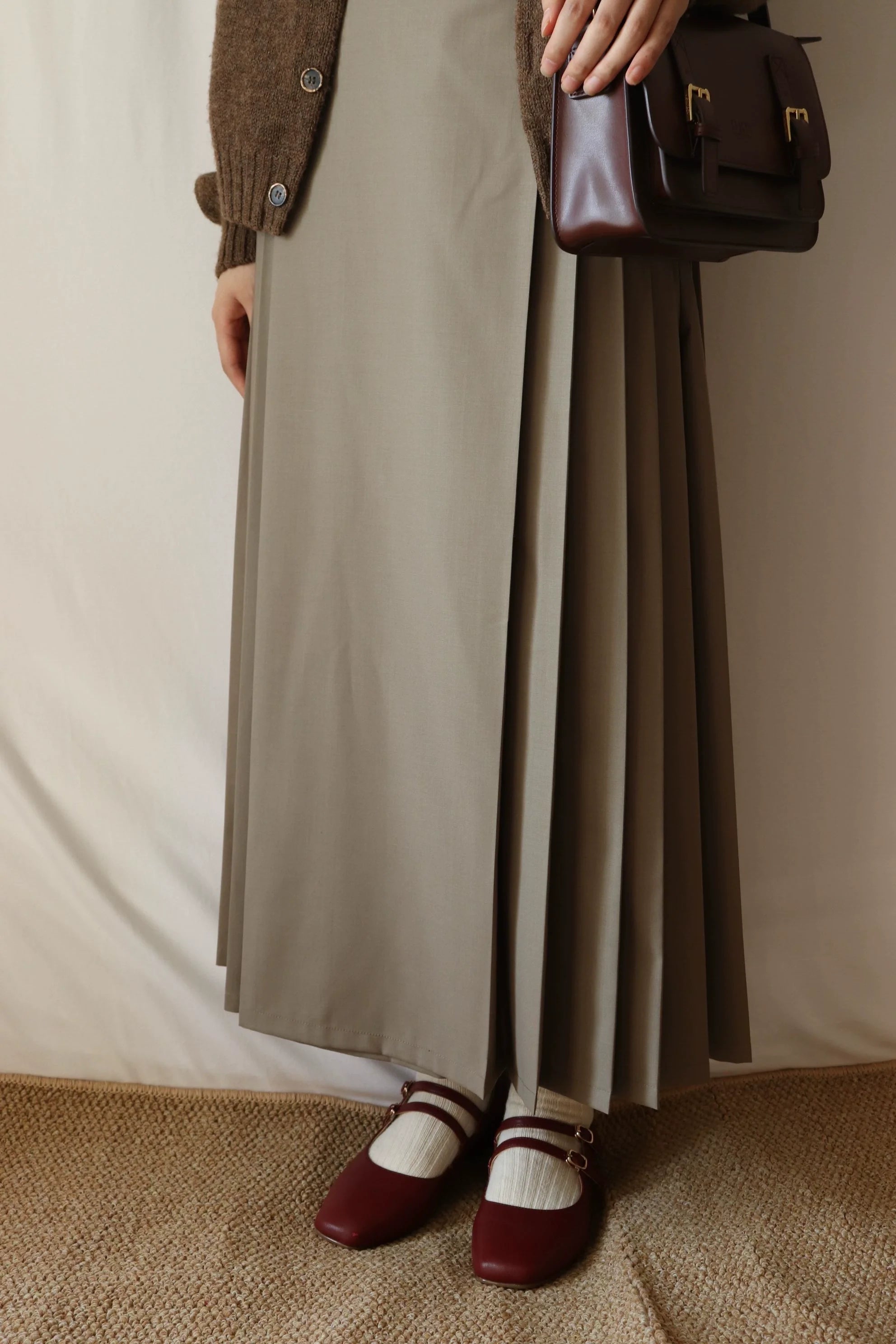 Мока 摩卡 Модернизированная юбка мамиан на пуговицах на каждый день