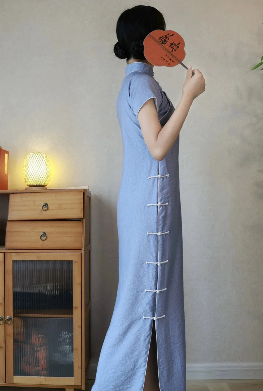 Gu Shu 古书 Daily Pearl Qipao des années 1930