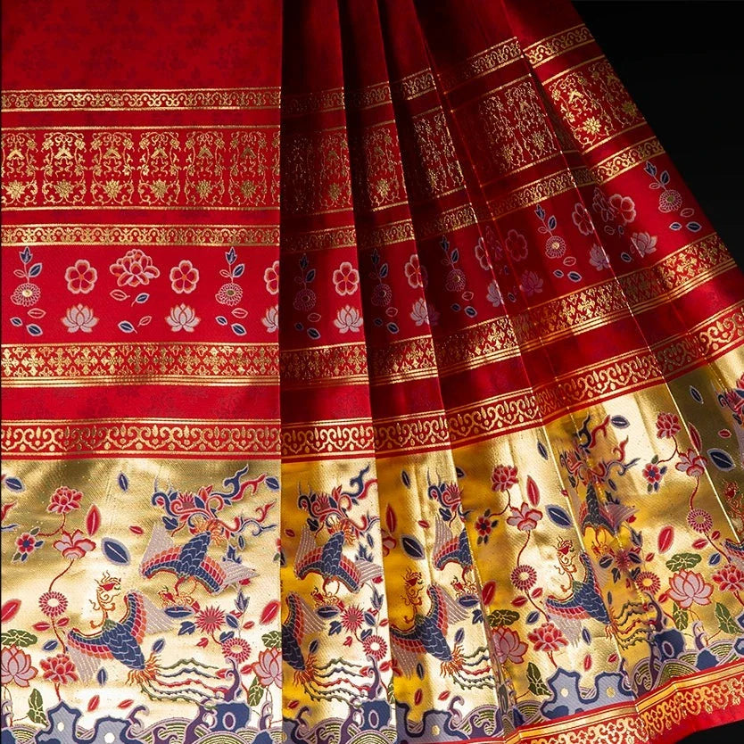 Mudan 牡丹 Jupe Mamian de mariage pivoine et faisan