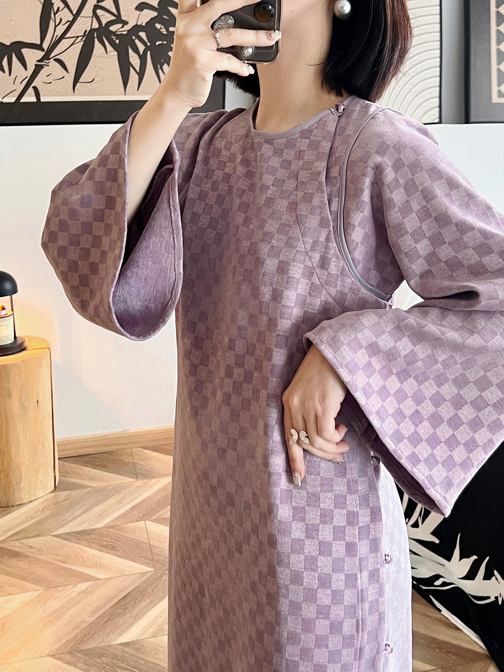 Пять благословений 五福临门 Модернизированный комплект жилета Ципао и Мацзя 1910-х годов