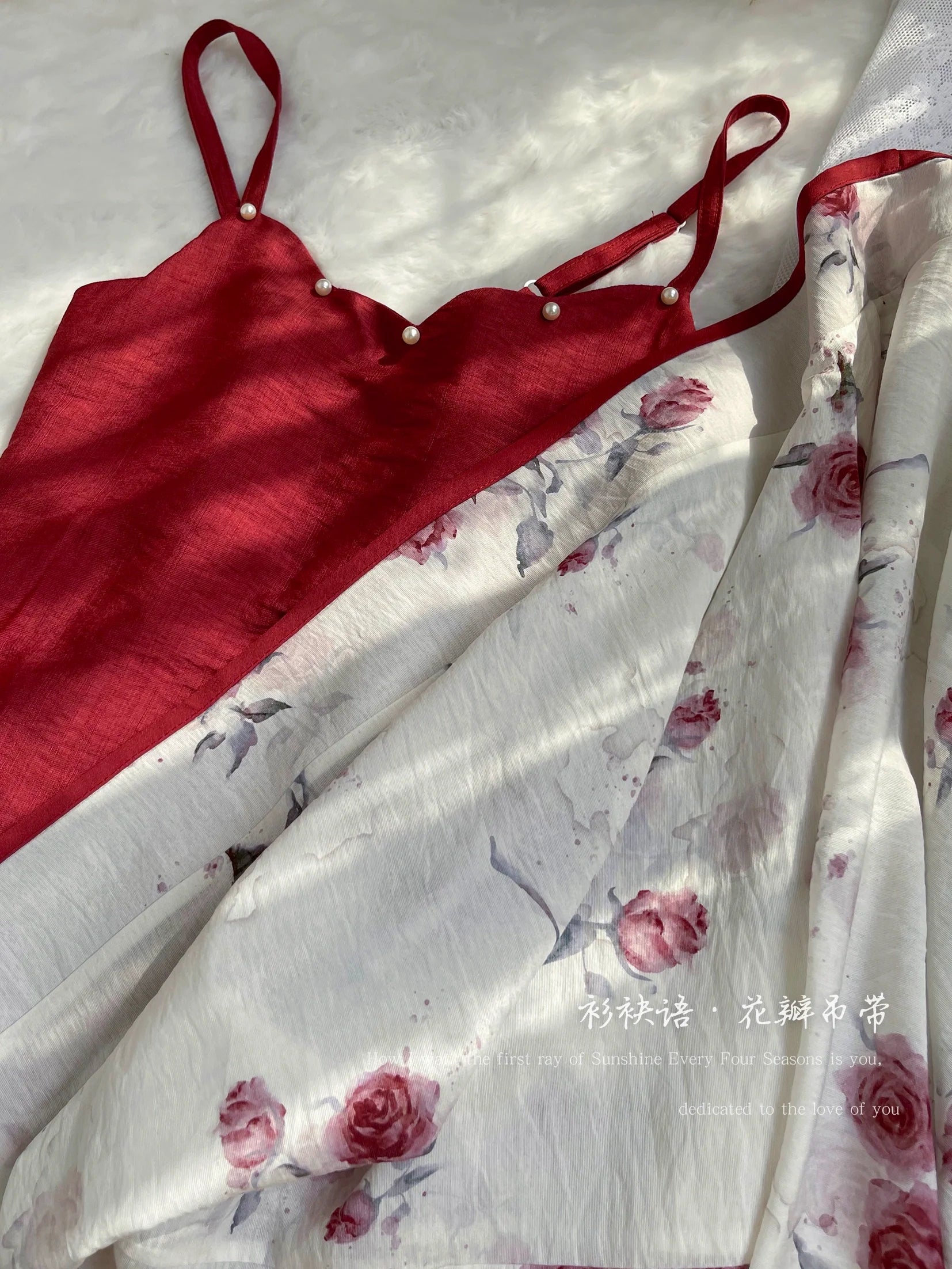 Модернизированные хлопковые топы Moxiong Hua Ban 花瓣 с жемчужными лепестками династии Сун