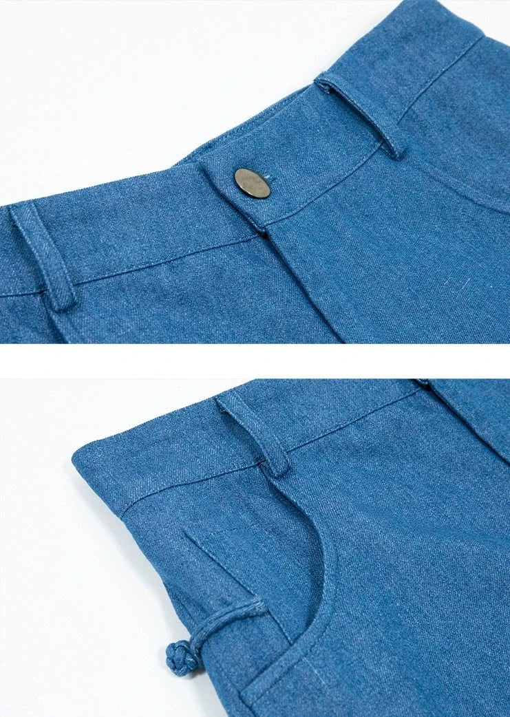 Walking After Midnight 午夜行走 Ensemble de tailleur-pantalon Tang Song en coton modernisé quotidiennement