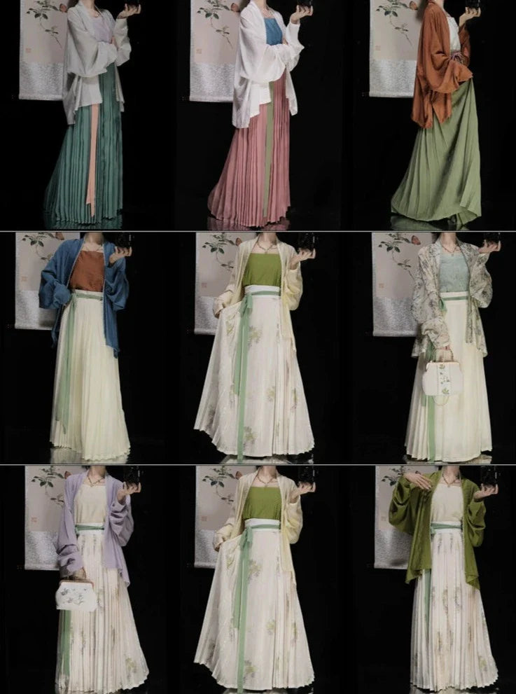 Pu Tao 葡萄 Raisin Dynastie Song Diverses jupes Baidiequn