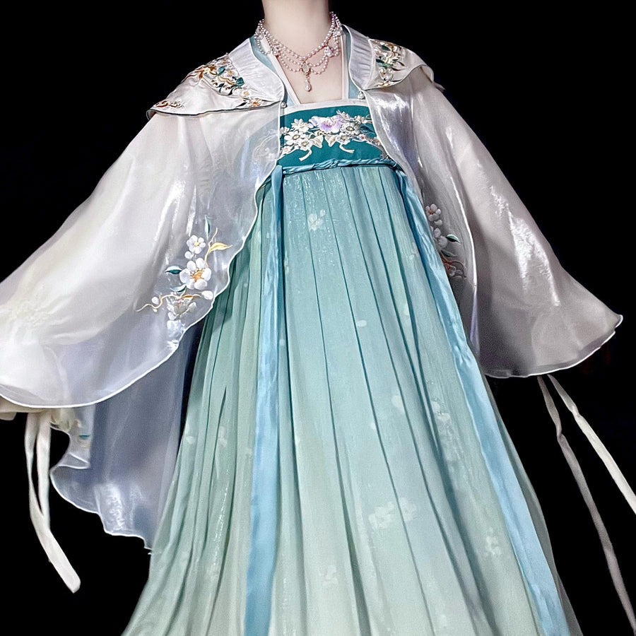 Collier de perles et de cristaux Shuijing 水晶