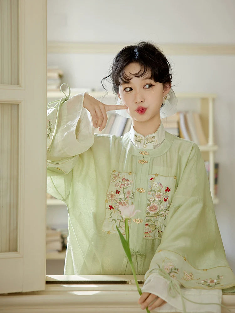 Рай 天堂 Модернизированный комплект династии Мин Юаньлин Чаншань Мамиан Весенний Аокюнь