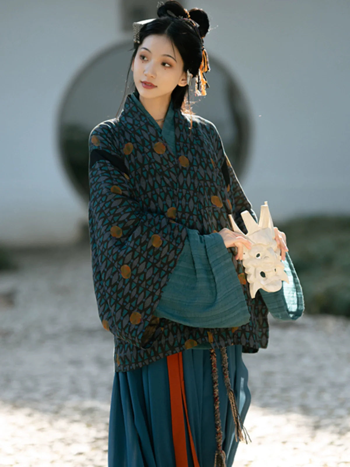 Ensemble Ruqun de restauration de la dynastie Jin Yebu 野步