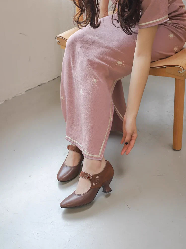 Бокал для вина 酒杯 Репродукция туфлей из воловьей кожи 1920-х годов