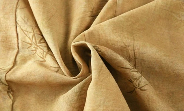 Feng Mi 蜂蜜 Медовый модернизированный бамбуковый ципао больших размеров в стиле ретро