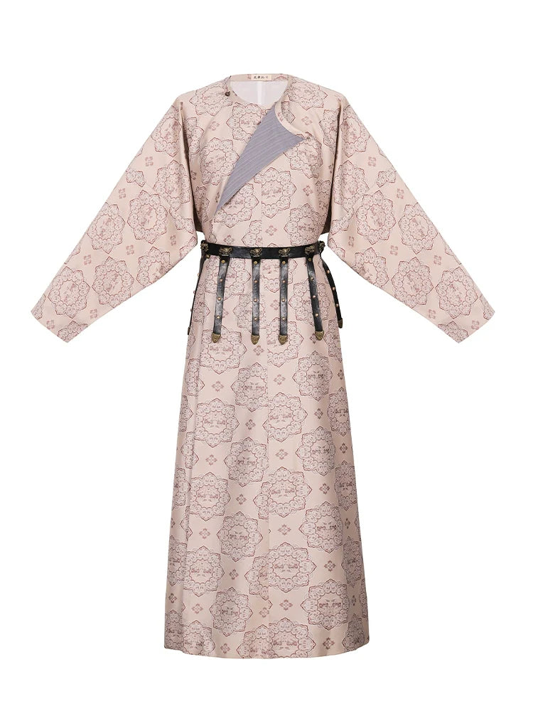 Yan Ge Xing 燕歌行 Yuanlingpao double couche pour hommes de la dynastie Tang