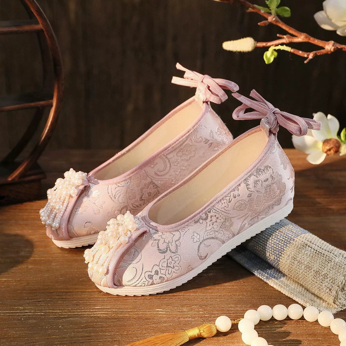 Zhe Zhi 折纸 Складная бумага Song Ming Cloud Head Dengyun Lü Shoes