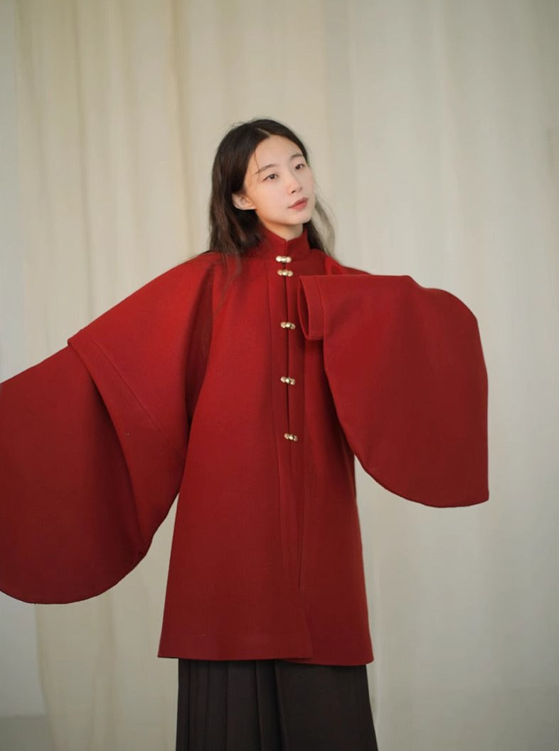 Feng Lin 枫林 Veste Ming modernisée Maple Forest et ensemble Mamian facile à porter