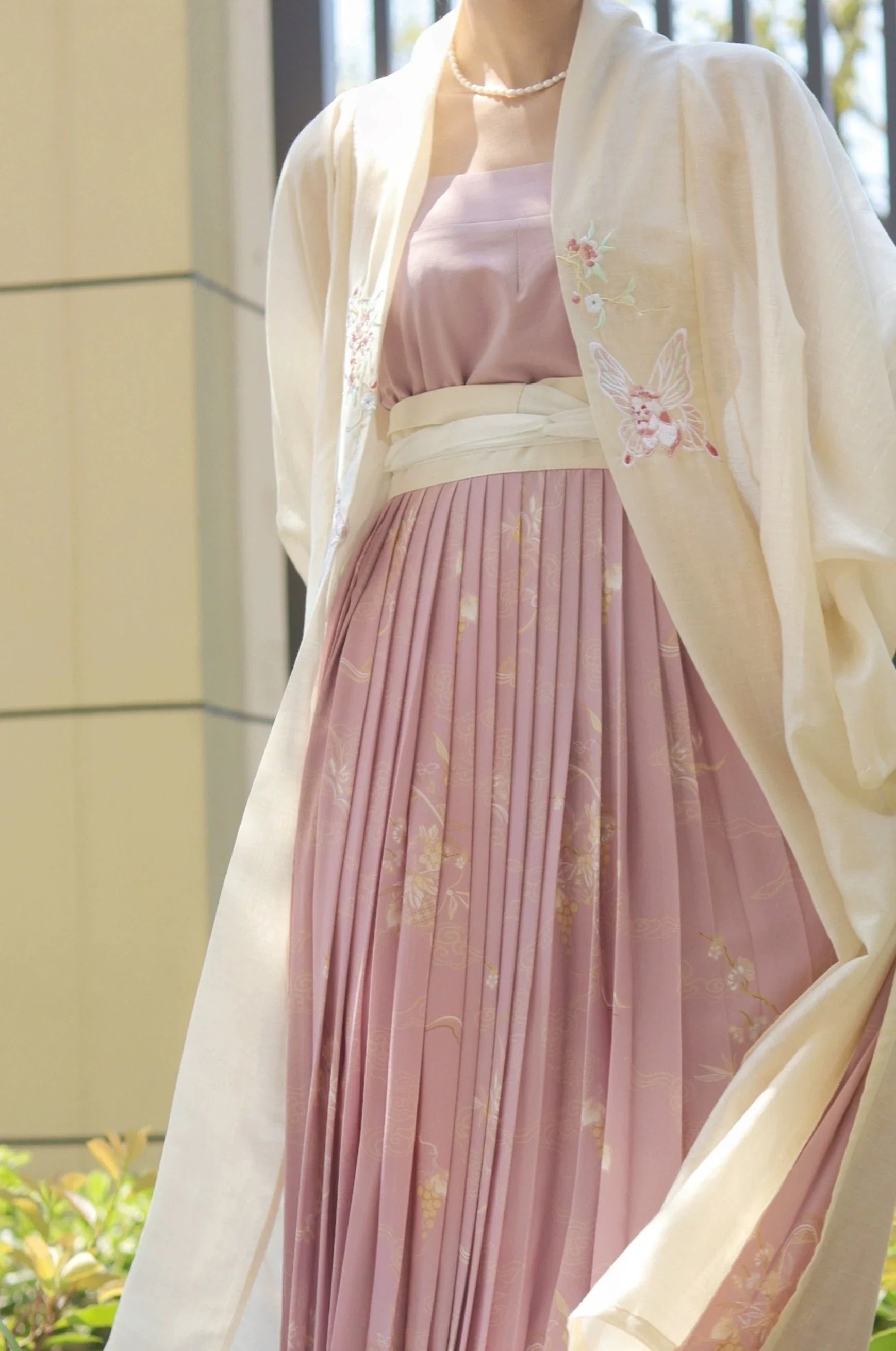 Yunjian Yilan 云间一篮 Юбка Baidiequn «Корзина в облаках» династии Сун