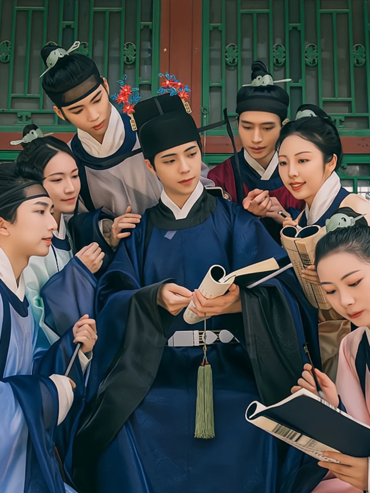 Robe pour hommes de la dynastie des Song savants Xue Shi 学士