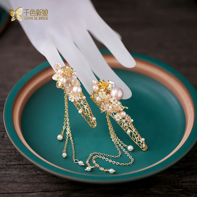 Lóng Huā 龙花 Dragon Flower New Chinese Style Finger Nail Guards