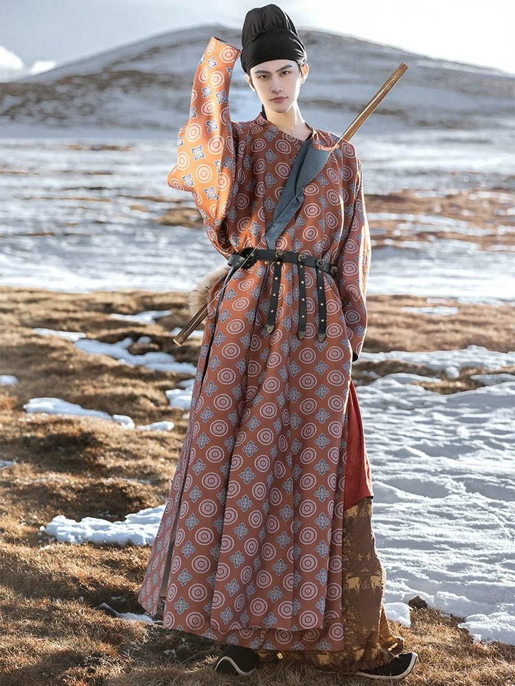 Sai Xia Qu 塞下曲 Tang Dynasty Мужская одежда и реставрация унисекс Yuanlingpao