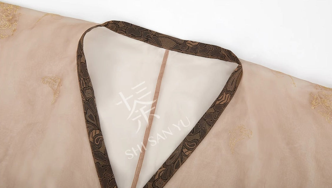 Five String Melody 五弦华韵 Модернизированный комплект халатов из шелкового шелка Quju Zhiju времен династии Хань