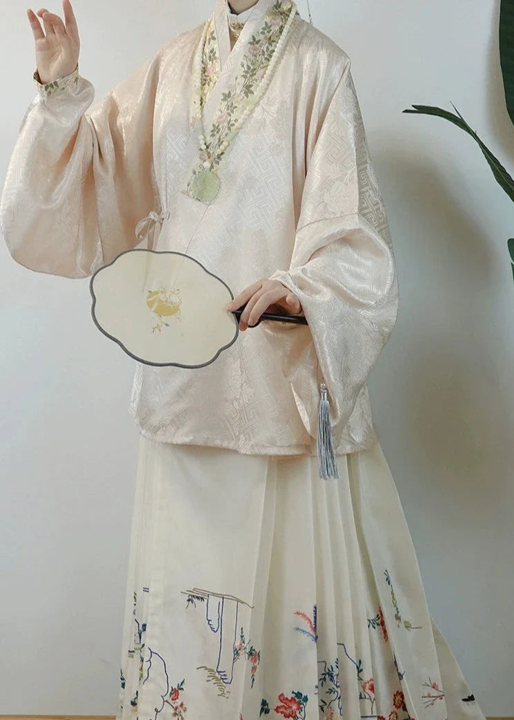 Руохэ 柔和 Династия Мин Цзяолин Рубашка с рукавами Пипа