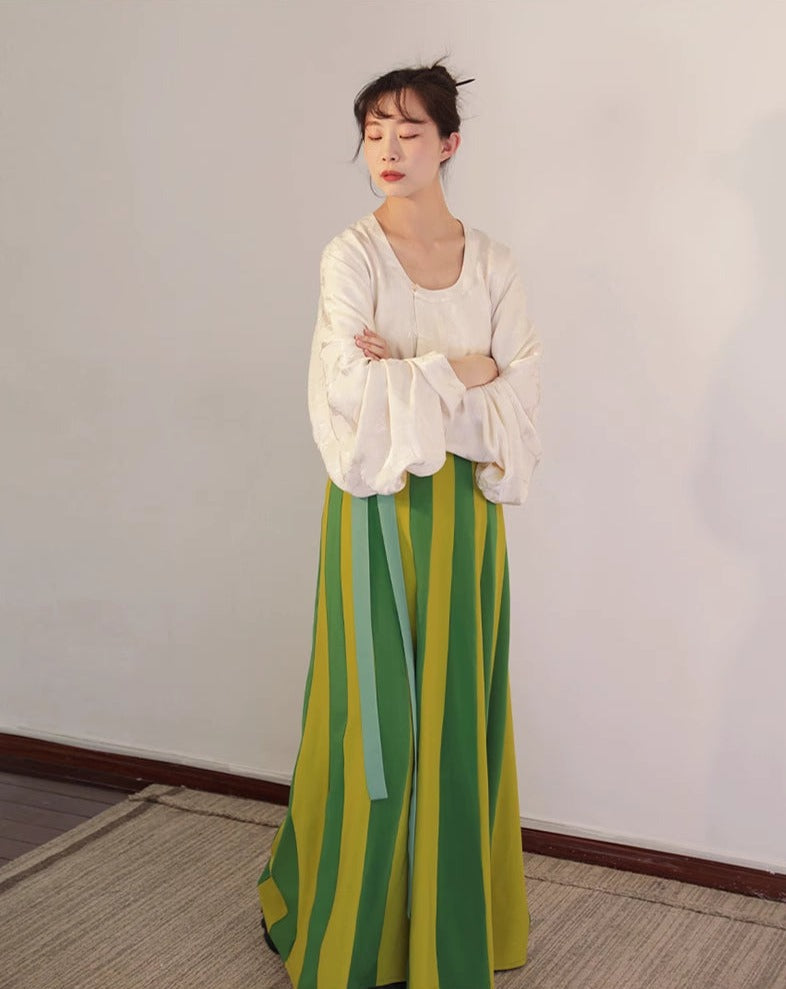 Xigua Tang 西瓜糖 Watermelon Sugar Early Tang Tanling Top Ruqun Set