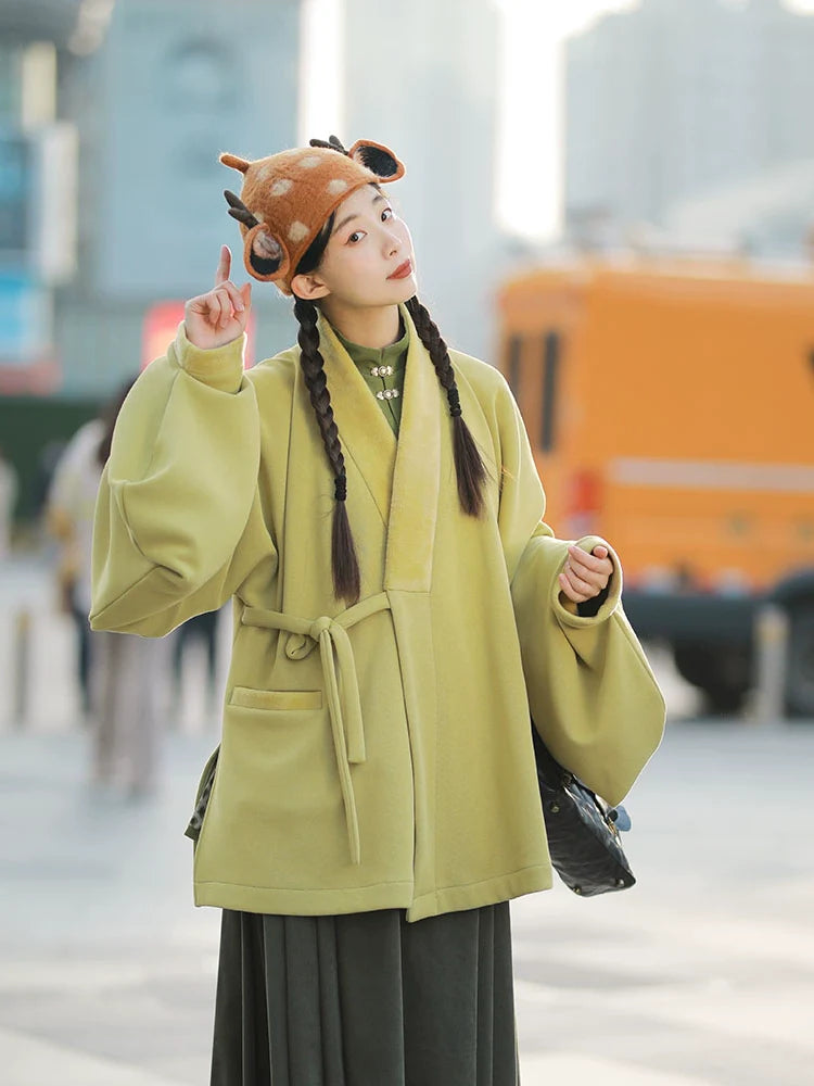 Sen Lin 森林 Forest Fairy Модернизированный топ Liling династии Мин и удобный комплект Mamian