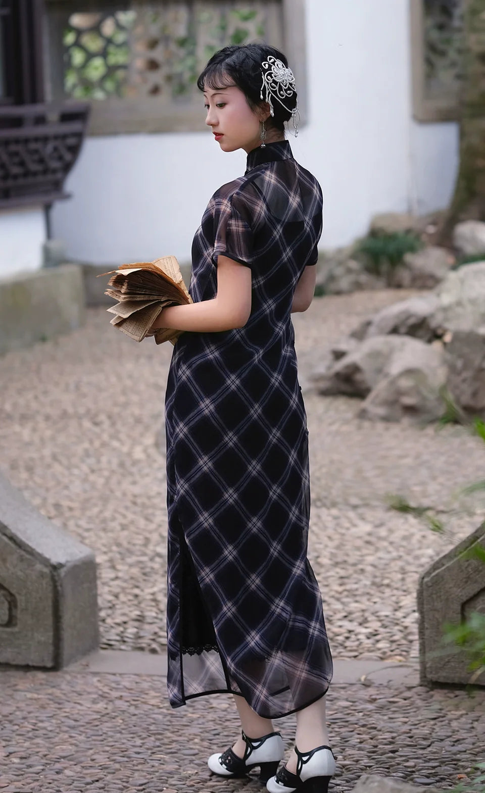 Dan Ceng 单层 Qipao pur printemps été