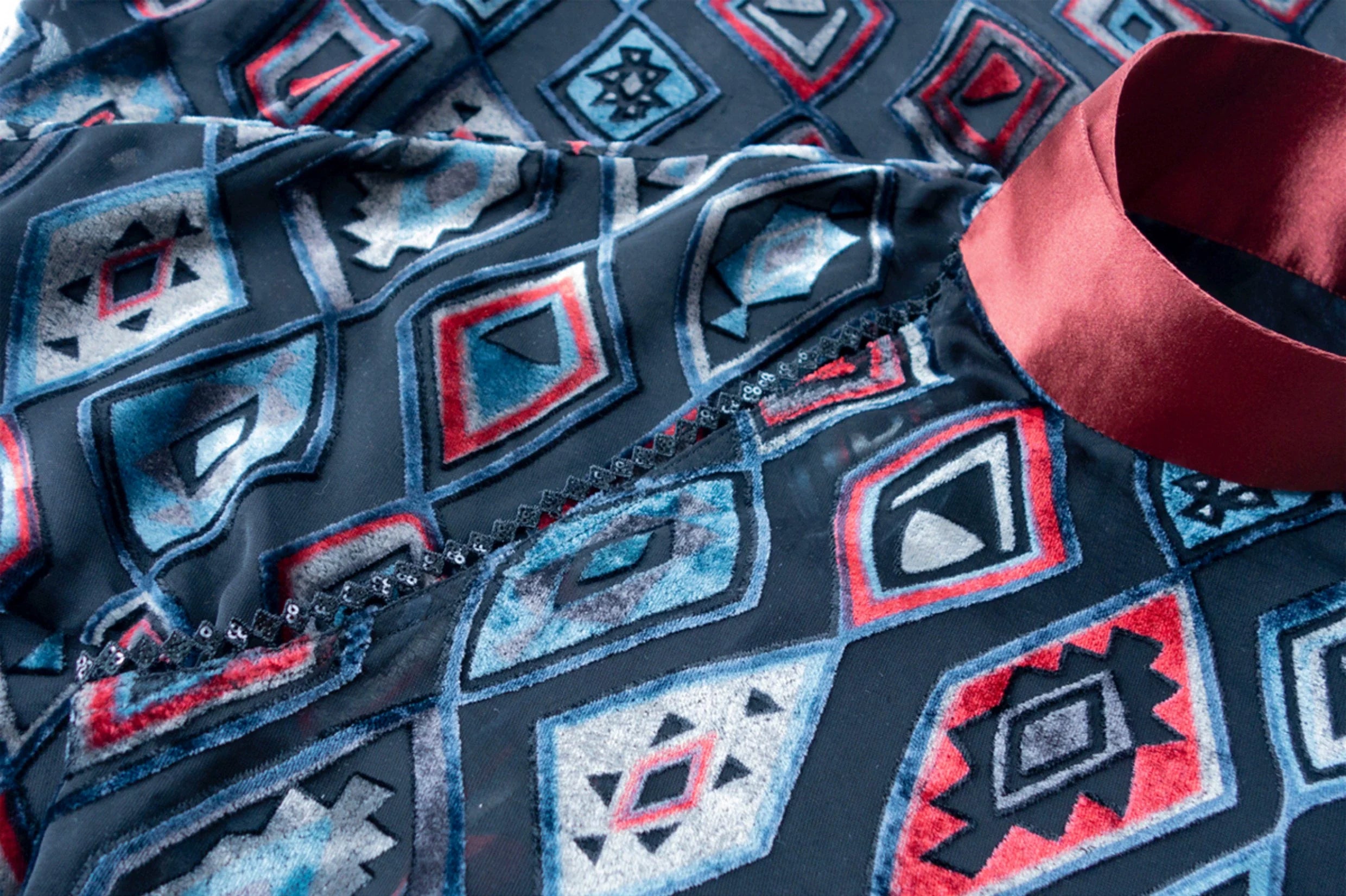 Гэтсби 盖茨比 Ципао из прозрачного бархата с бутылочным горлышком 1920-х годов