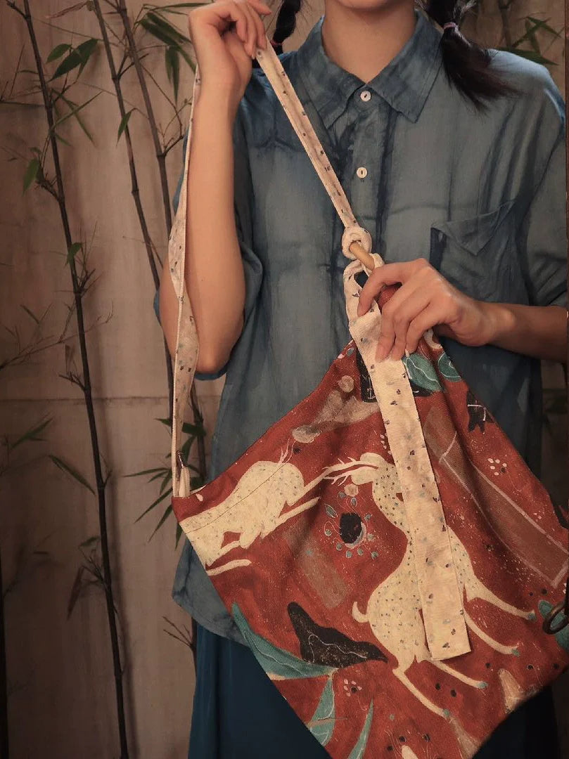 Bi Hua 壁画 Dunhuang Mural Tote Bag