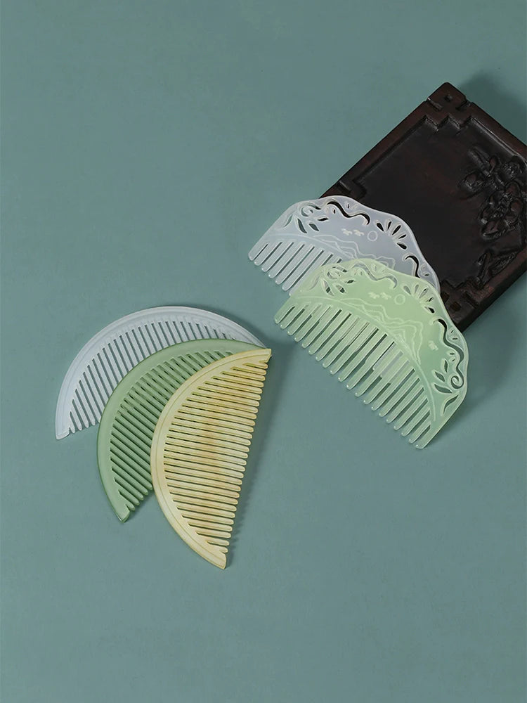 Би Цзы 篦子 Нефритовая имитация песни Тан, декоративные гребни