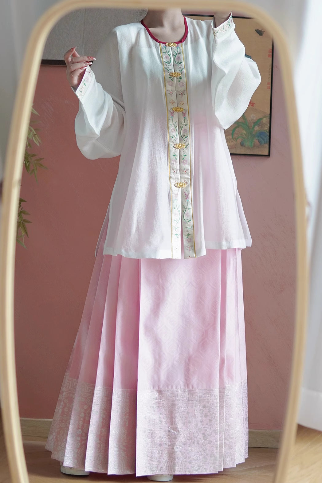 Бао Цза 宝藏 Драгоценные сокровища Юбка Мамиан династии Мин