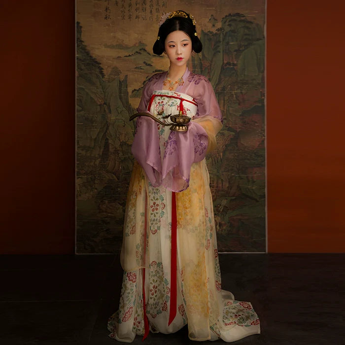 Tuan'Er 团儿 Soie de mûrier Qixiong Ruqun Tang Hanfu historique
