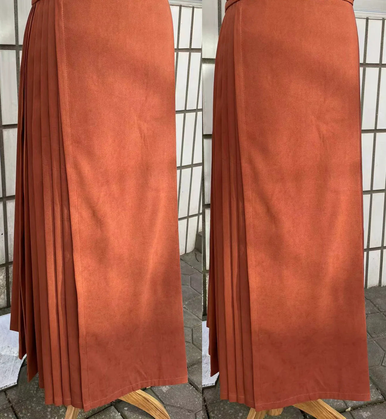 Мока 摩卡 Модернизированная юбка мамиан на пуговицах на каждый день