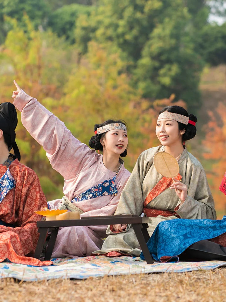 Танъюань 汤圆 Халат унисекс с двойной подкладкой из рисовых шариков Юаньлинпао с круглым воротником