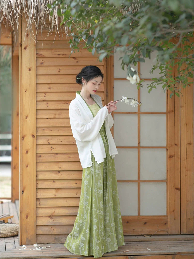 Xuqu 序曲 Модернизированная юбка из трех панелей в стиле династии Сун Ruqun