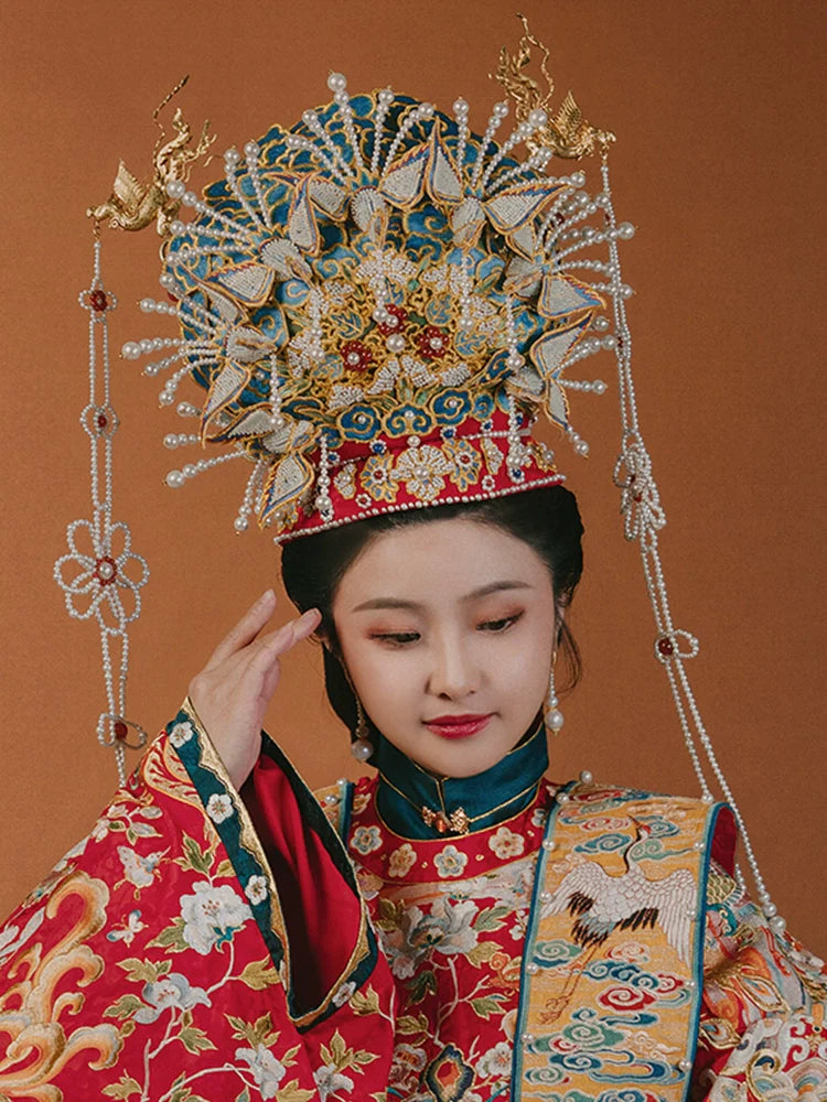 Чаннин Дигуань 翟冠 Королевская корона и аксессуары