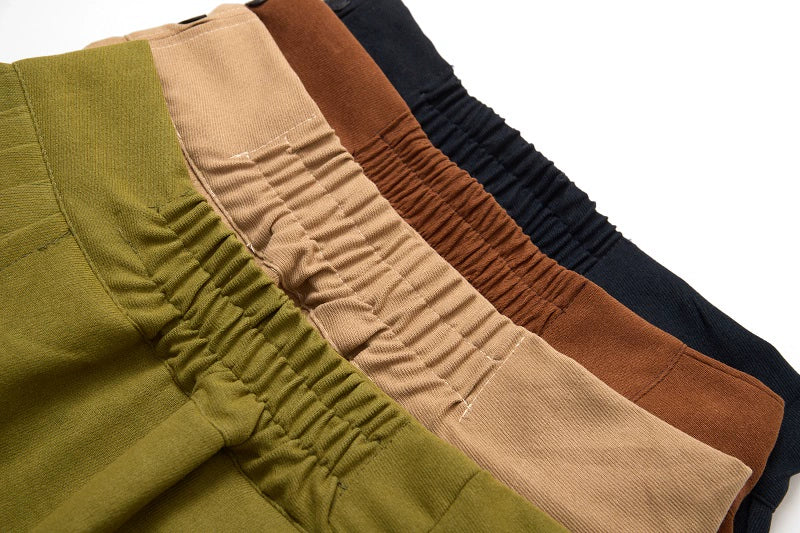 Momao Xiewen 磨毛斜纹 Регулируемая модернизированная юбка из матового твила с карманами Mamian