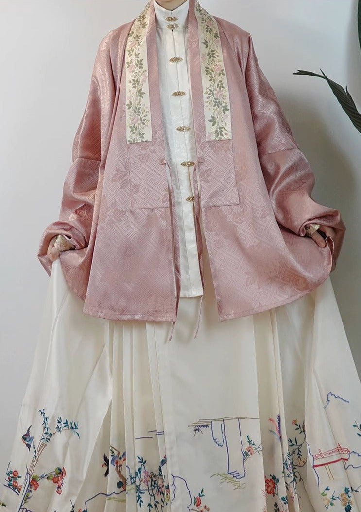 Руохэ 柔和 Династия Мин Цзяолин Рубашка с рукавами Пипа