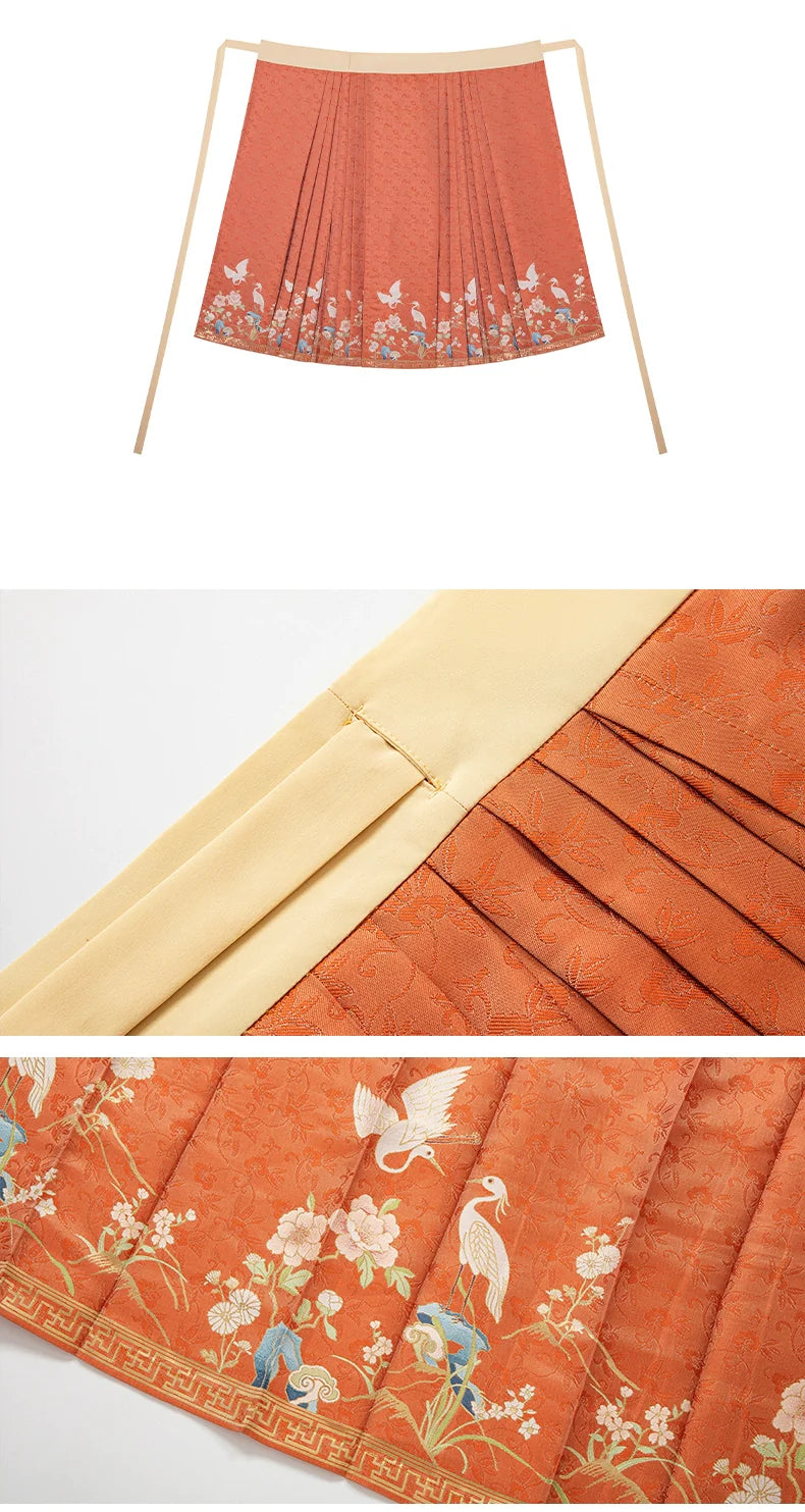 Yulan Ying 玉兰影 Magnolia Shadow Dynastie Ming Printemps Été Hanfu