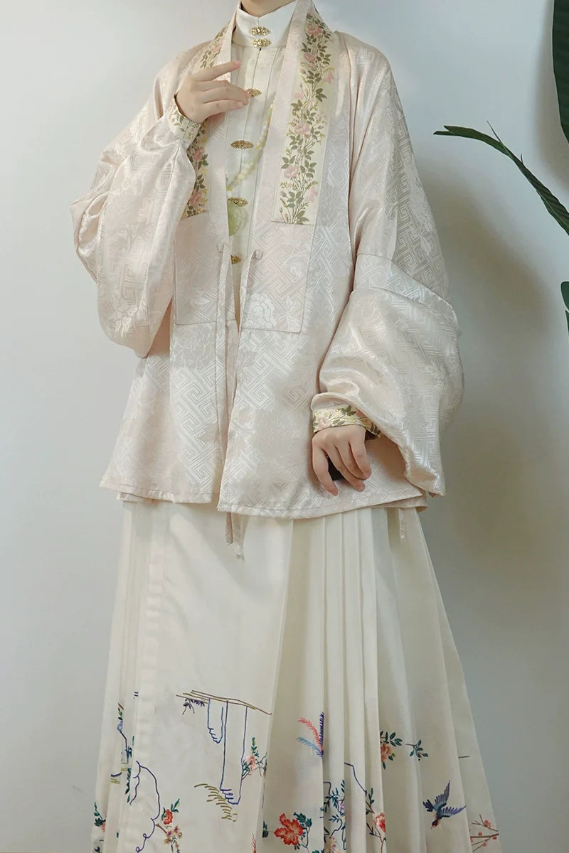 Руохэ 柔和 Династия Мин Цзяолин Рубашка с рукавами Пипа