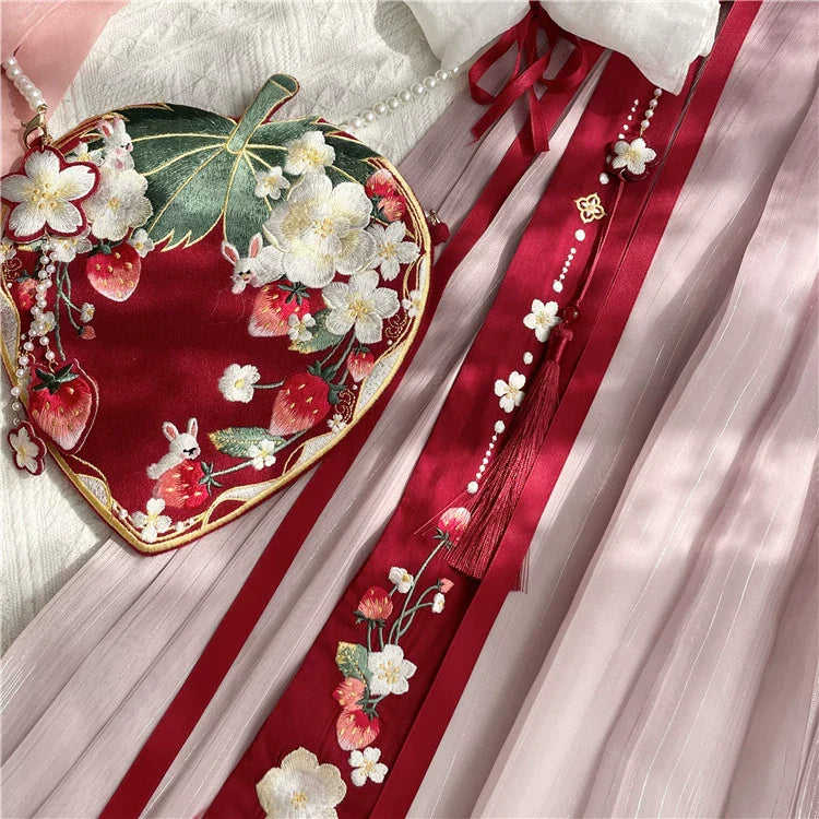 Cui Bing 脆饼 Sac à main brodé Shortcake