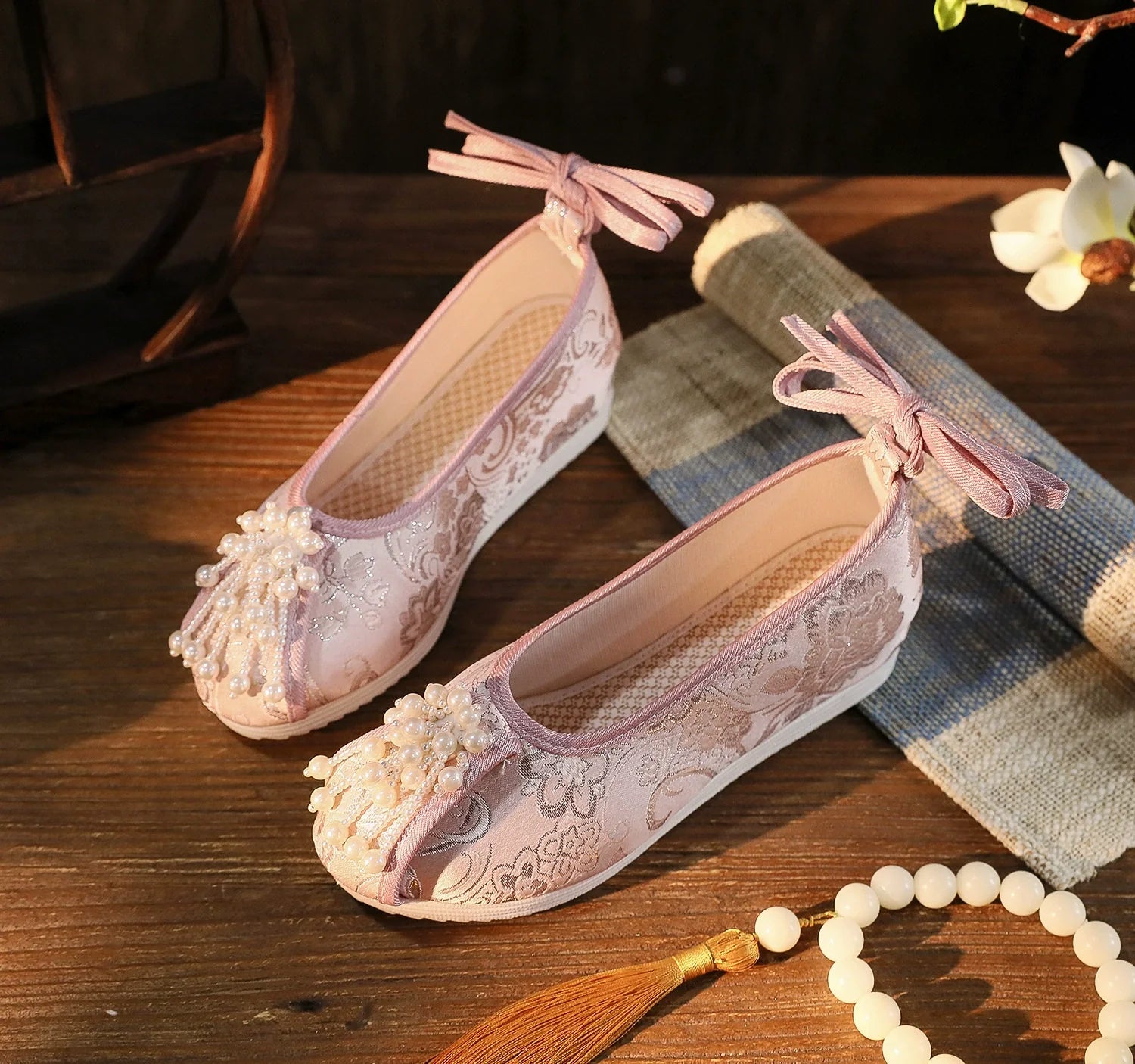 Zhe Zhi 折纸 Складная бумага Song Ming Cloud Head Dengyun Lü Shoes