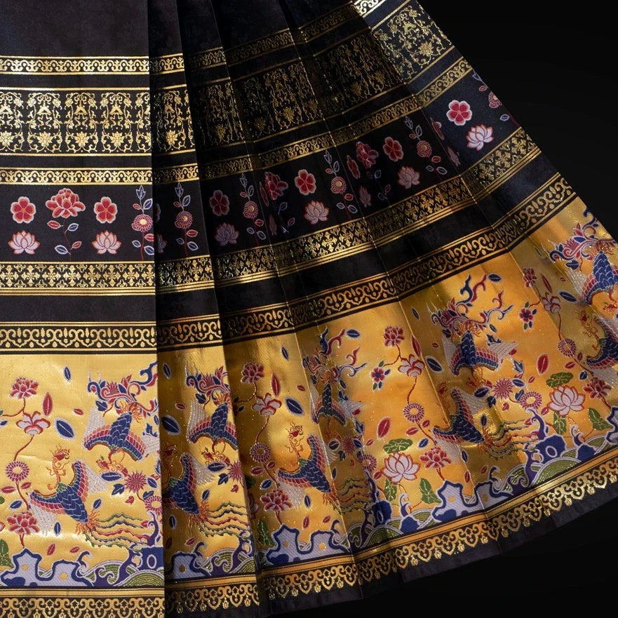 Mudan 牡丹 Jupe Mamian de mariage pivoine et faisan