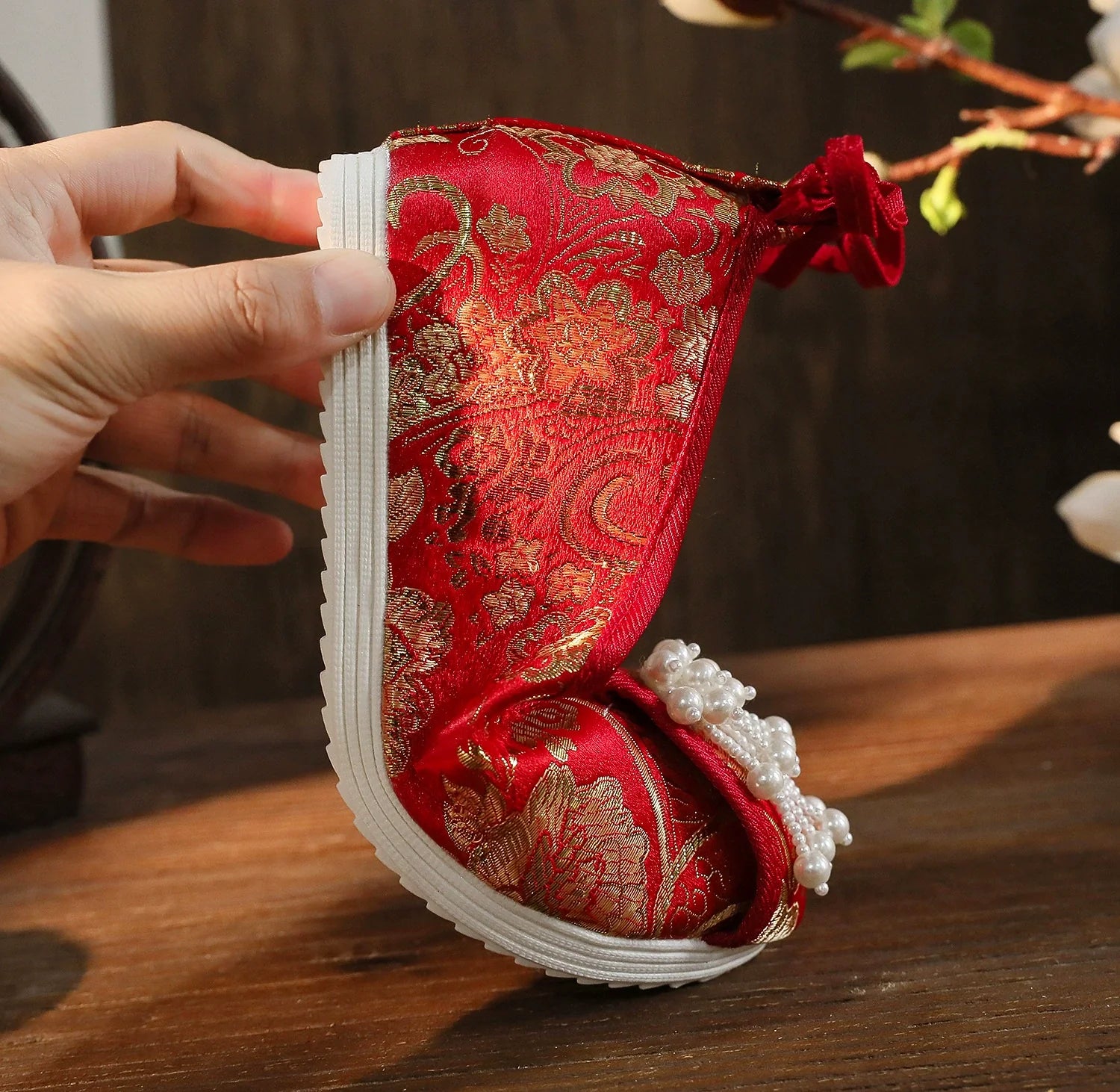 Zhe Zhi 折纸 Складная бумага Song Ming Cloud Head Dengyun Lü Shoes