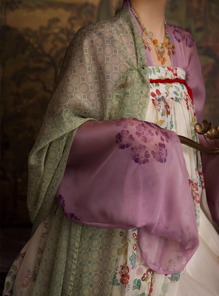 Tuan'Er 团儿 Soie de mûrier Qixiong Ruqun Tang Hanfu historique