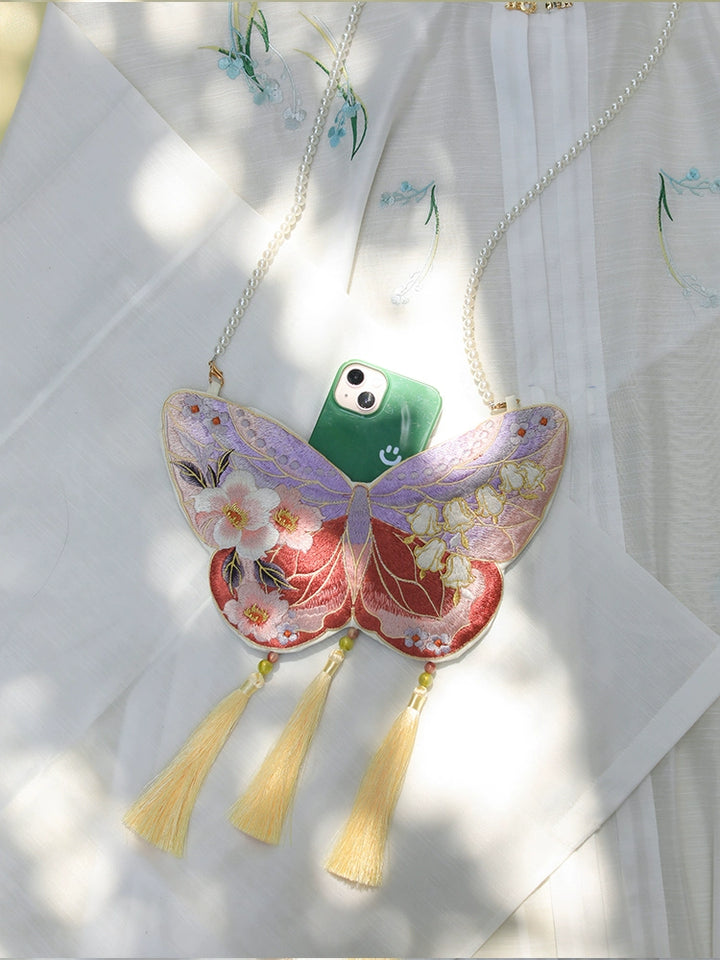 Double Papillon 双面蝴蝶 Sac à Main Réversible