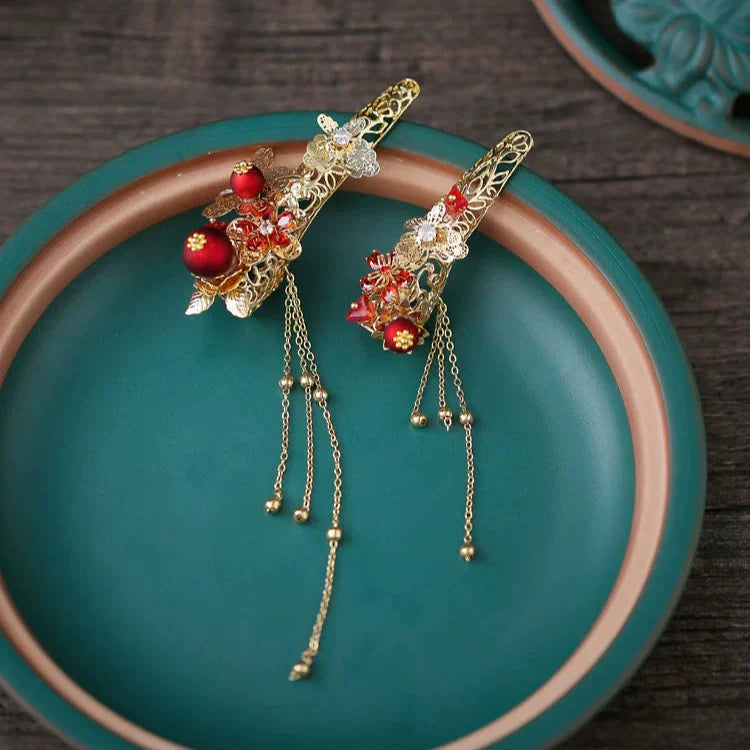 Lóng Huā 龙花 Dragon Flower New Chinese Style Finger Nail Guards