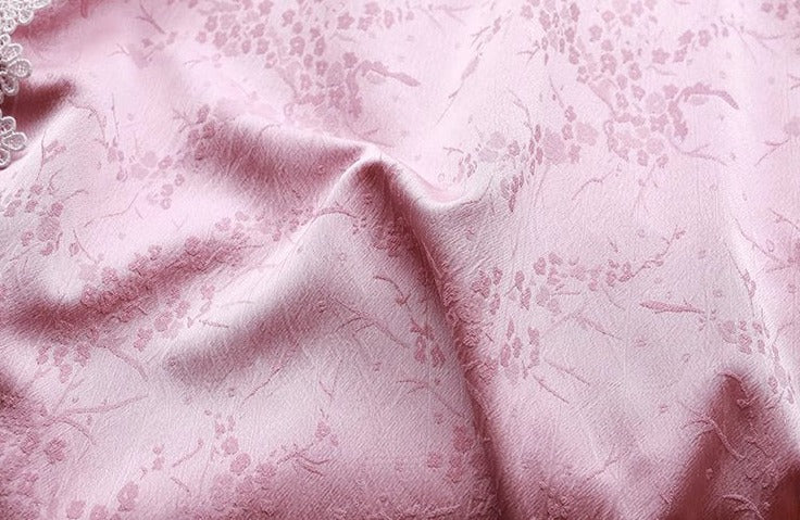Robe Qipao tachetée Pink Dream 粉梦