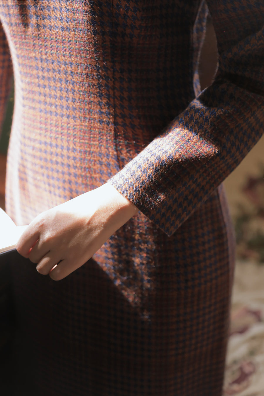 Hot Cocoa 热可可 Qipao vintage à manches longues d’hiver des années 1930