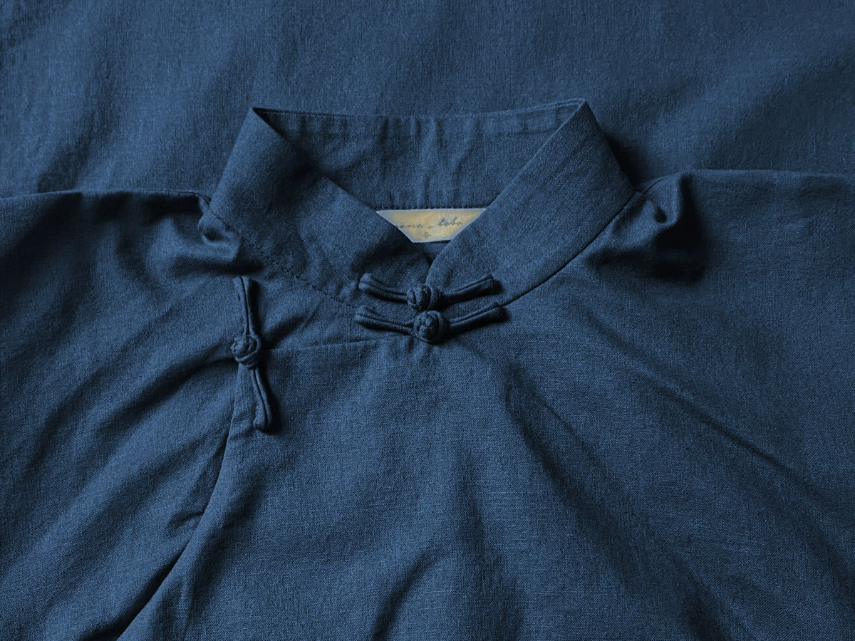 Dongnan Qiu 东南秋 Southeast Autumn 1930s Ramie Plant Half Sleeve Qipao